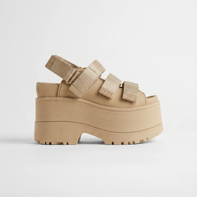 Retro Chunky Platform Sandalen