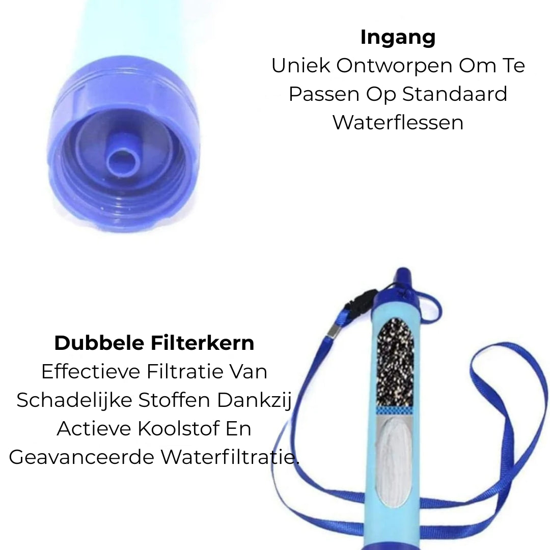 Draagbare Waterfilter - Geavanceerd Filtersysteem Voor Onderweg