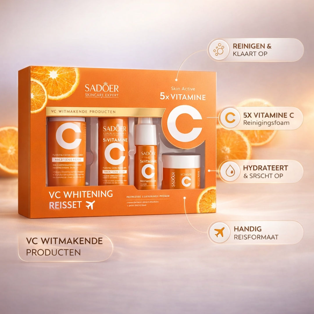 Vitamine C Skincare set - Complete Verhelderende Gezichtsverzorging
