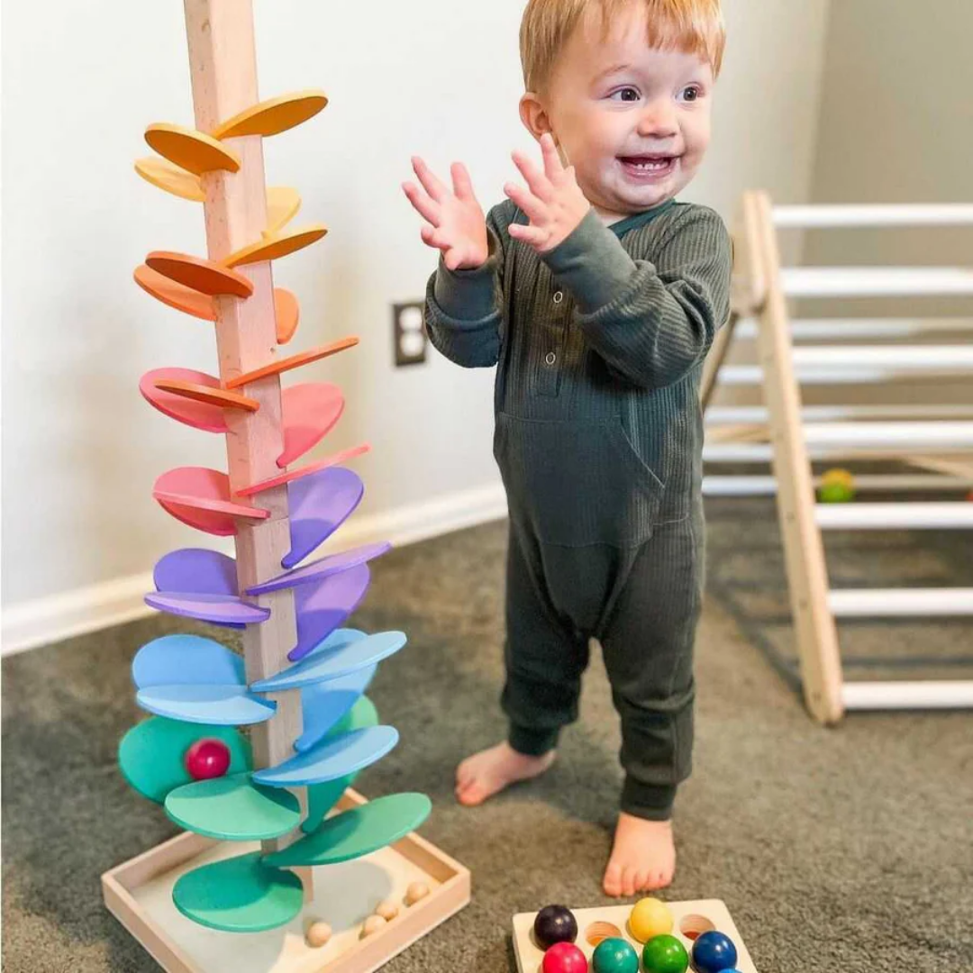Interactieve Regenboog - Muzikale Knikkerboom voor Kinderen