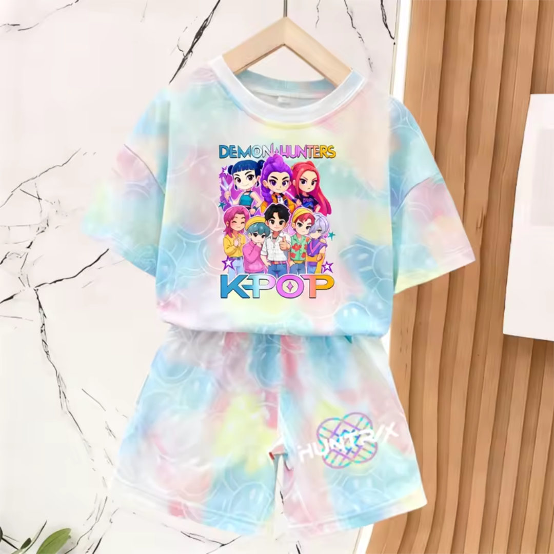 Kpop Kleidung Set - Fröhliches Sommer-Set für Mädchen - SmilePop