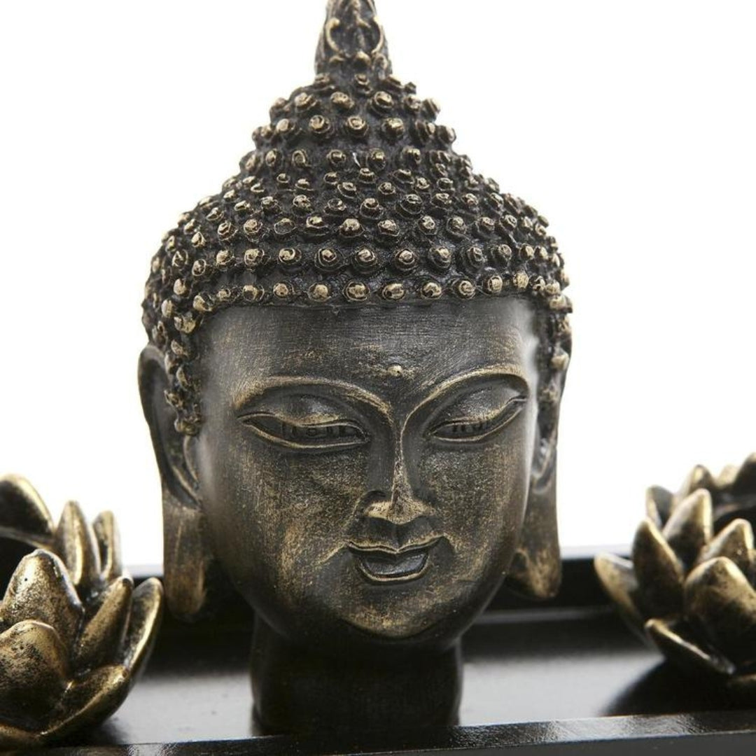 Boeddha Hoofd - Zen Decoratieset Met Kaarsenhouders