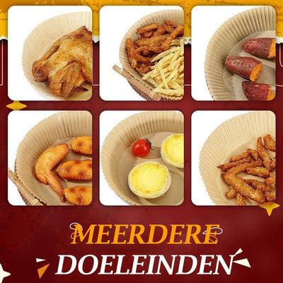 Non-stick Airfryer Inlegvellen | 50 stuks