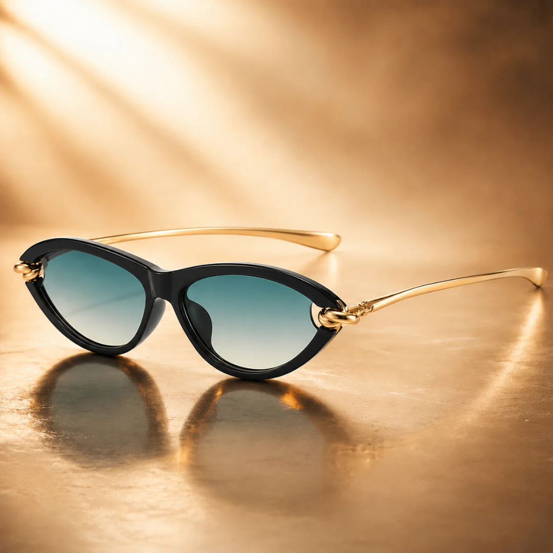 Zonnebril - Cat Eye Zonnebril Met Ketting
