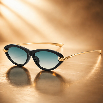 Zonnebril - Cat Eye Zonnebril Met Ketting