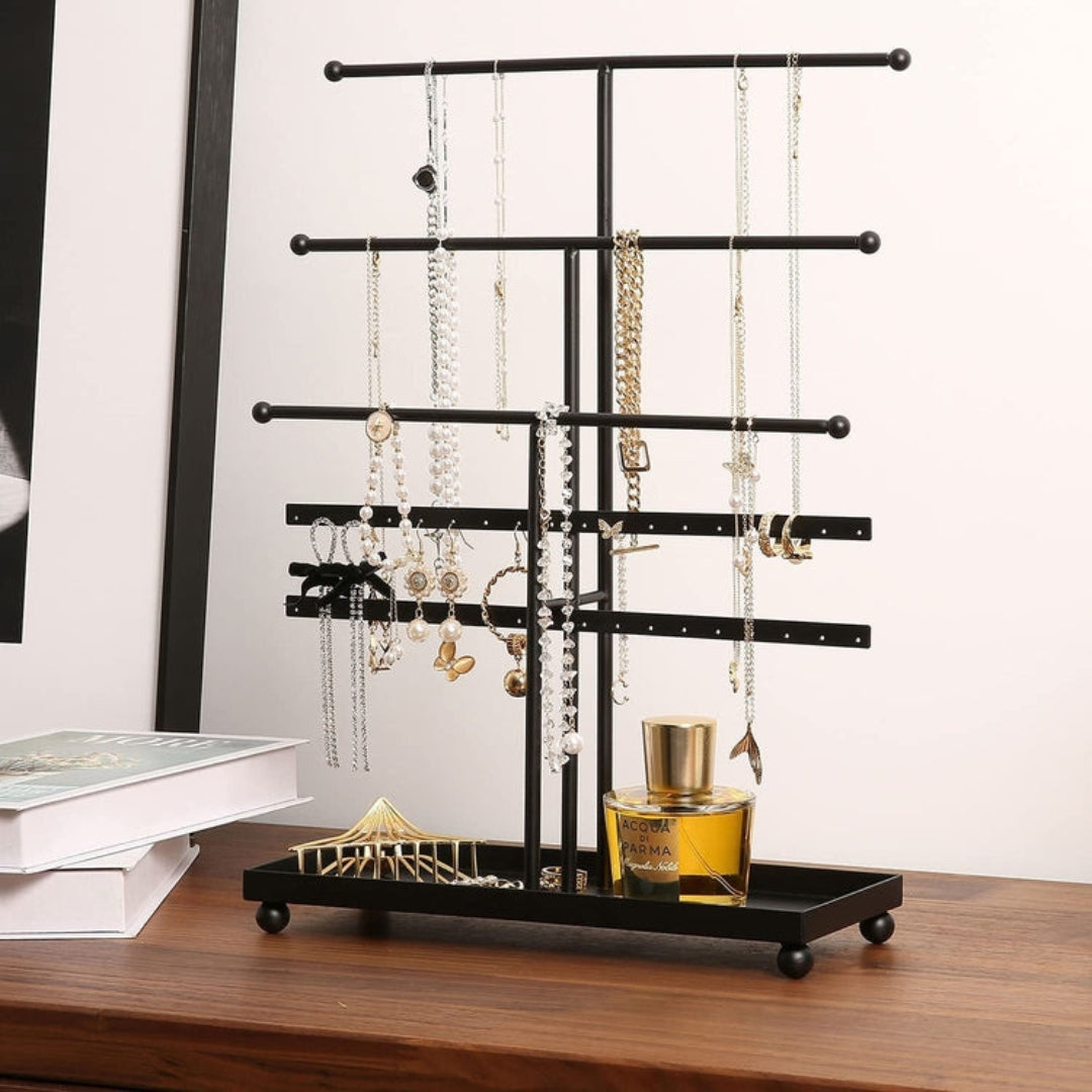 Sierraden Organizer - Luxe Sieradenrek Met Opbergbakje