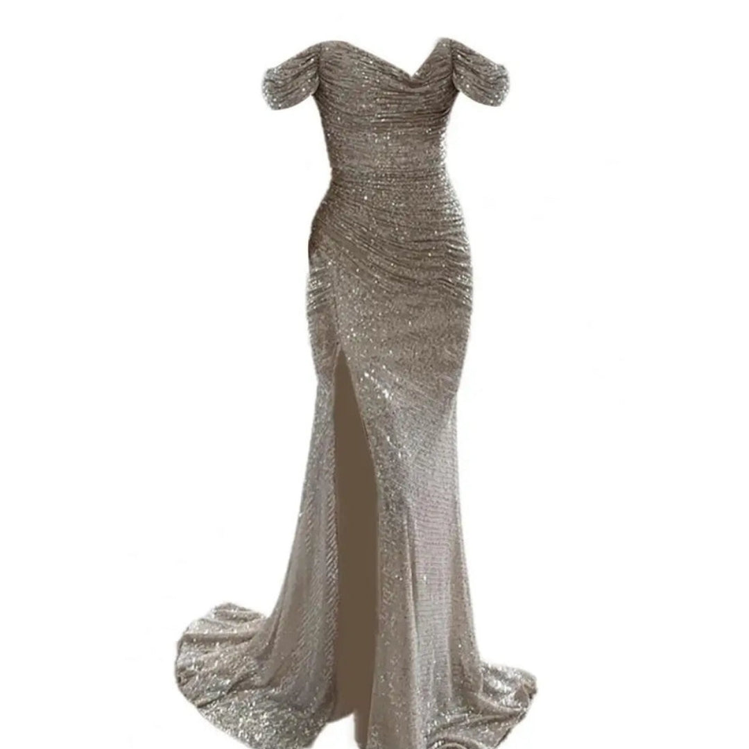 Élara - Off-Shoulder Maxi Jurk