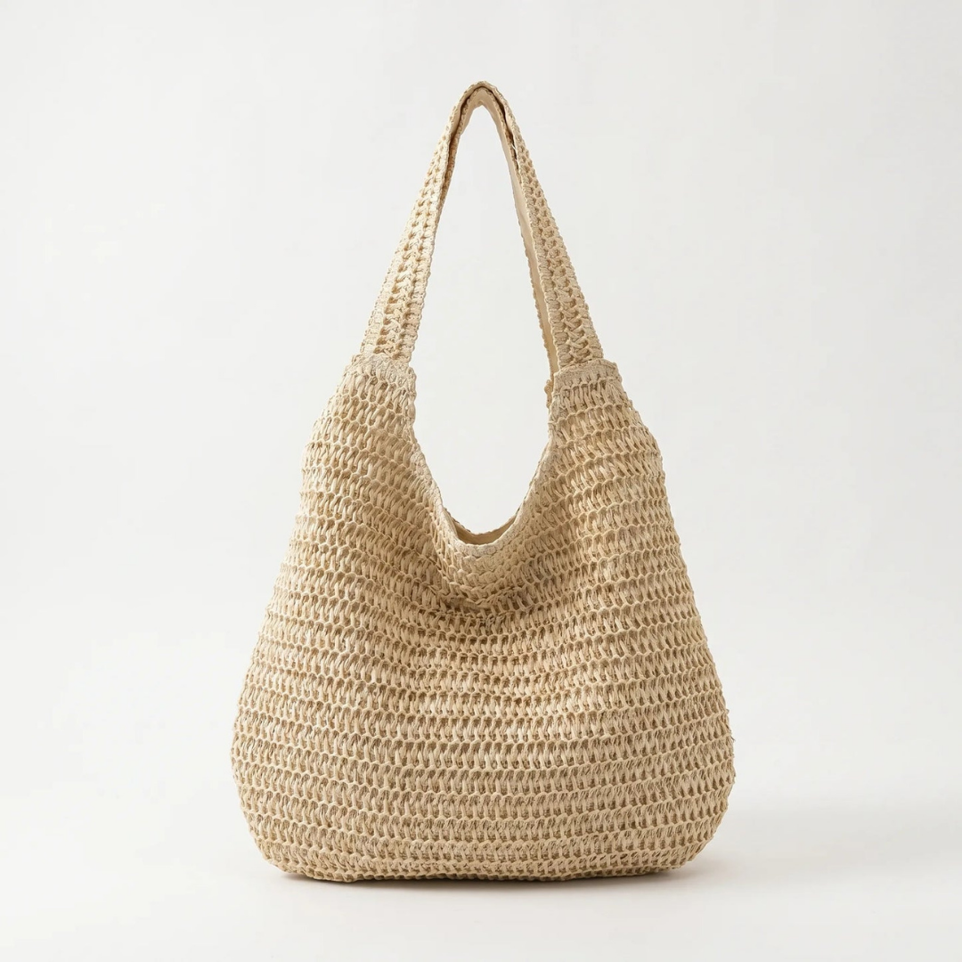 Geweven Shopper Schoudertas - Aveline