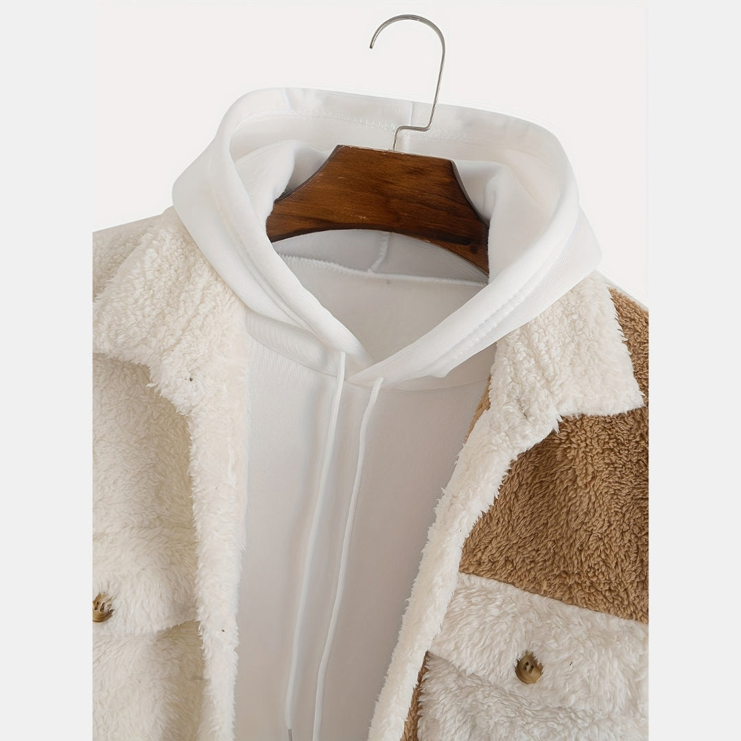 Contrasterende Fleece Jack - Omkeerbare Winterjas - Norvex