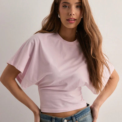 T-shirt met Wijde Mouwen - UrbanMuse