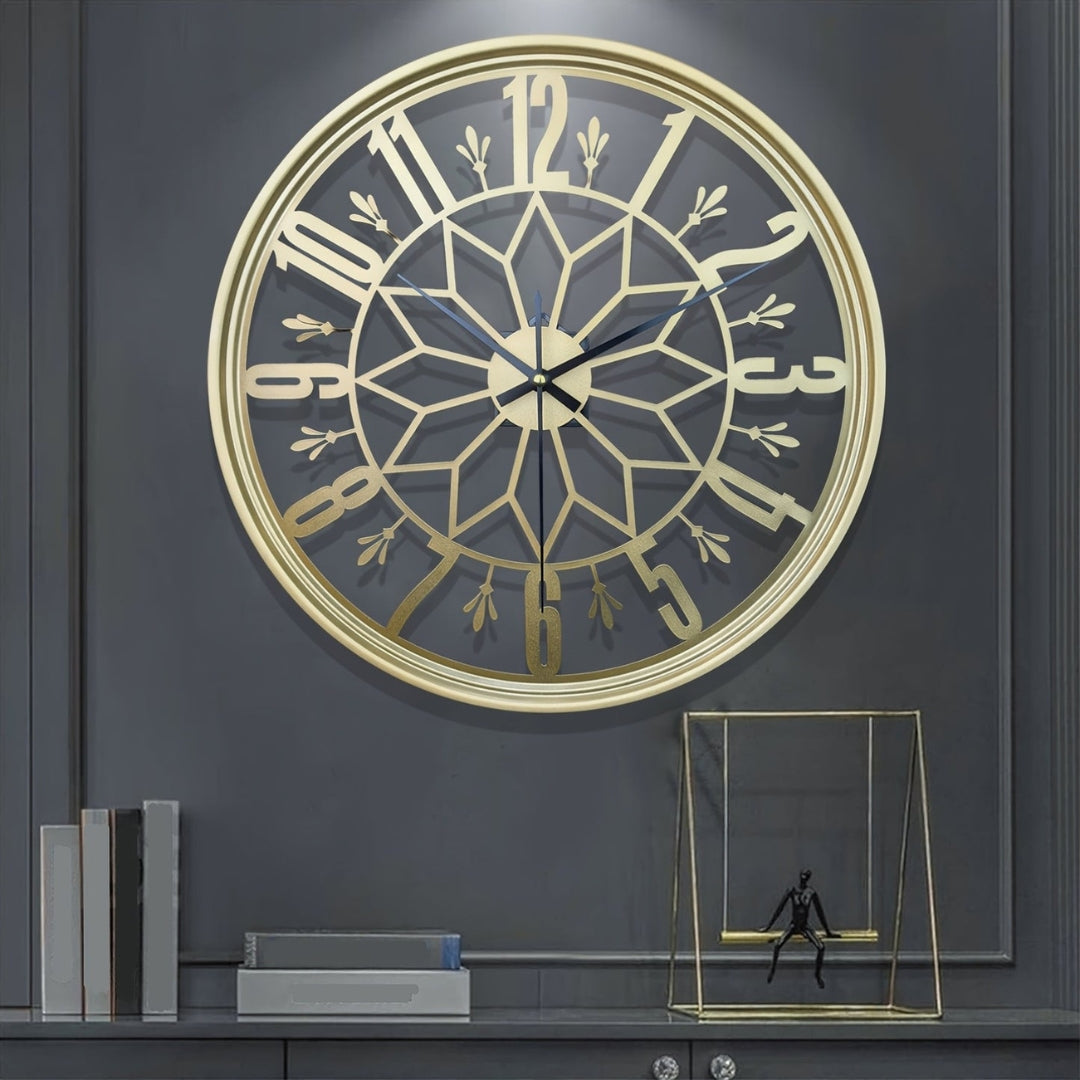 MYHOME® - Moderne Scandinavische Wandklok Van Metaal