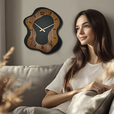 MYHOME® - Unieke Houten Design Wandklok
