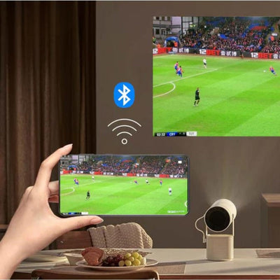 360° Smart Projector PRO Ultra HD Thuisbios - Draagbare Smart Beamer - CineVision