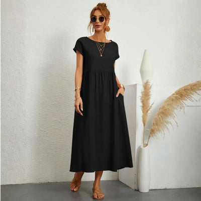 Elegante en comfortabele lange zomerjurk voor dames