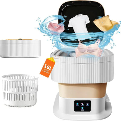 Draagbare wasmachine - Opvouwbaar 11L Design
