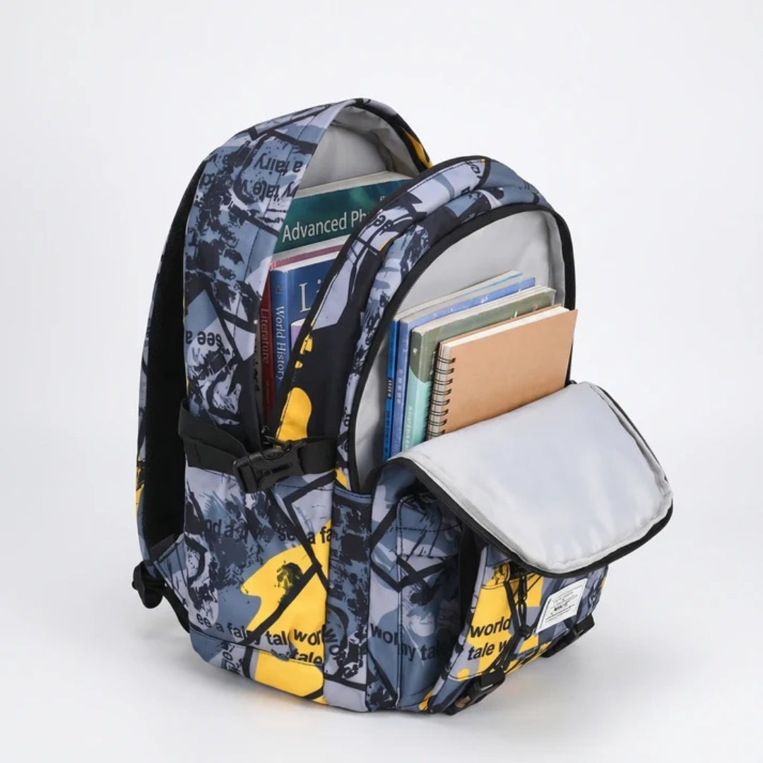 Schooltas Met Abstracte Print - WhizPak