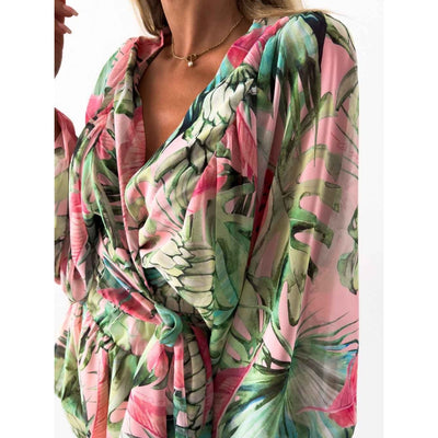 Zomer Set Dames - Elegante Tweedelige Blouse en Short Set