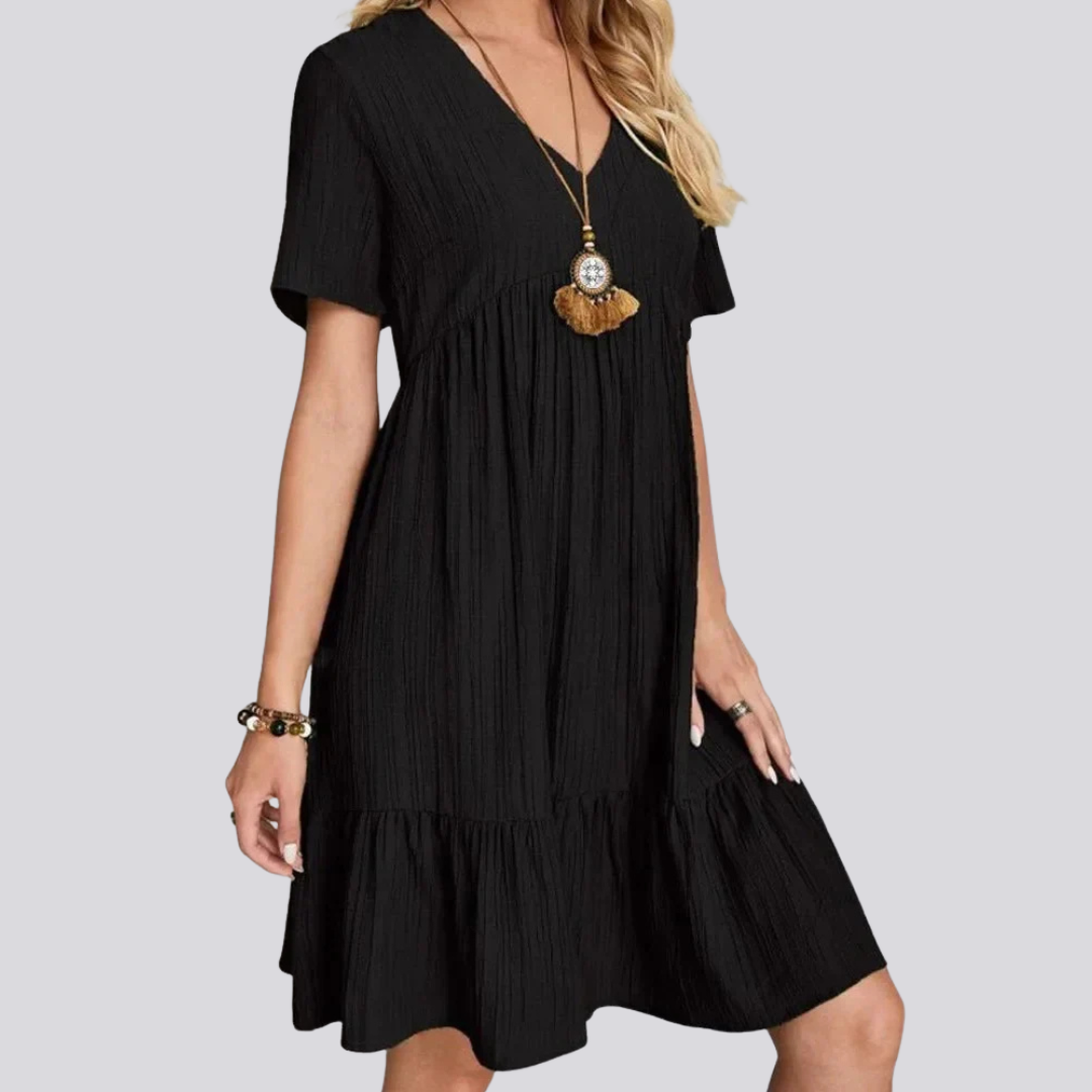 Jurk - Elegante V-Hals