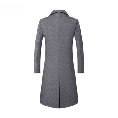 Wol Trench Coat - Klassieke Britse Lange Winterjas - Ashford
