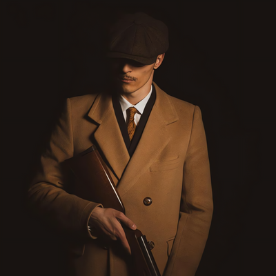 Shelby Elegante Vintage Herenhoed (Peaky Blinders)