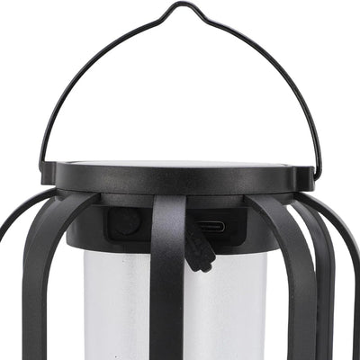 Solar LED Sfeer Lantaarn met Vlam-Effect