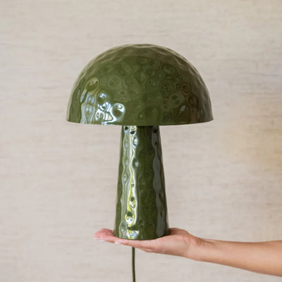 Mushroom Lamp - Olijfgroene Design Tafellamp