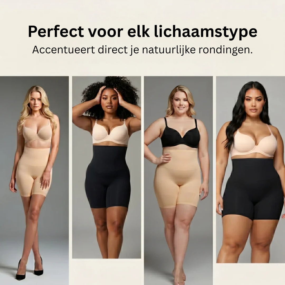 Korrigerende Shapewear Shorts med Høj Talje