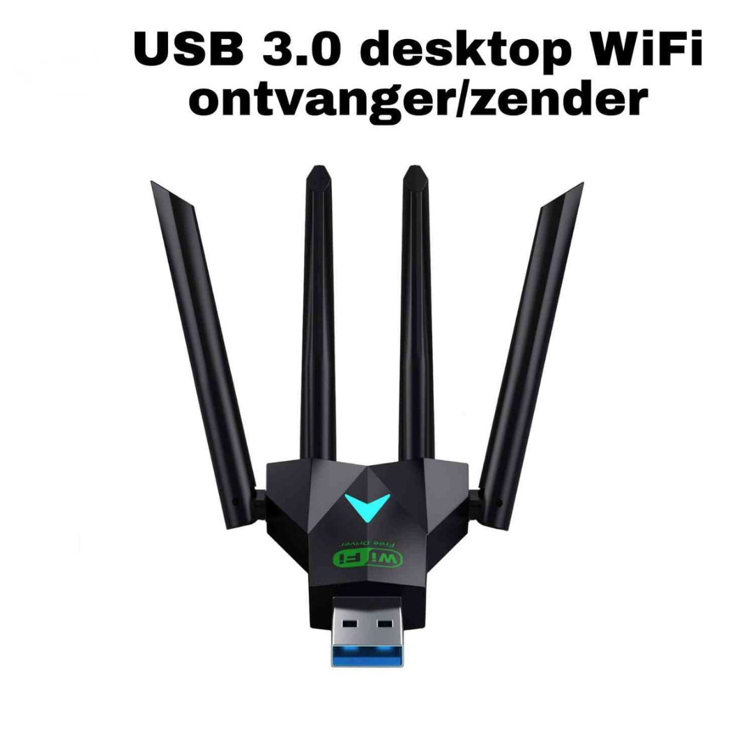 Wifi Adapter - Dual-Band USB Wifi Ontvanger - AeroLink
