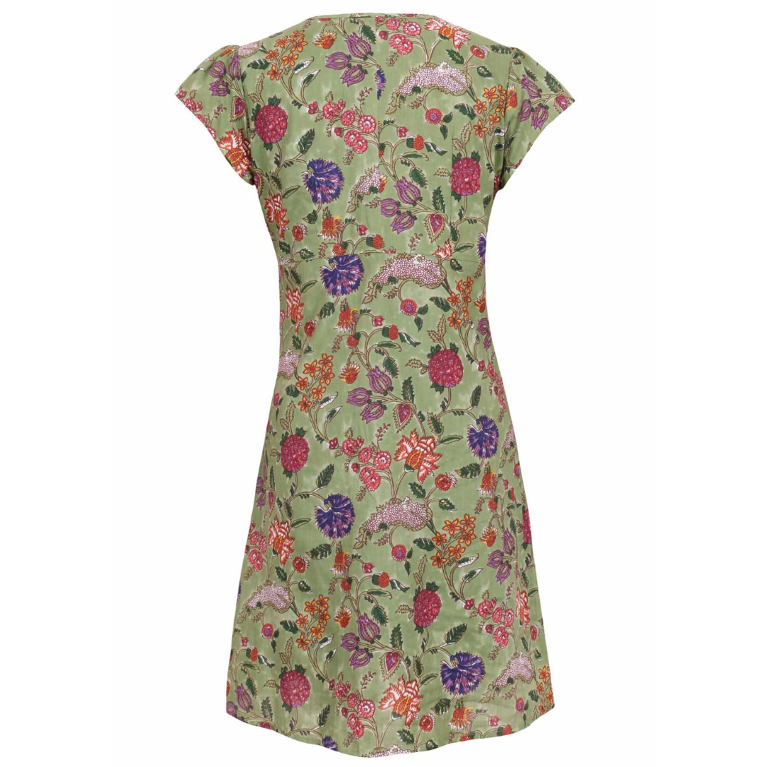 Zomerjurk - A-Lijn Jurk met Bloemenprint - Belleflora