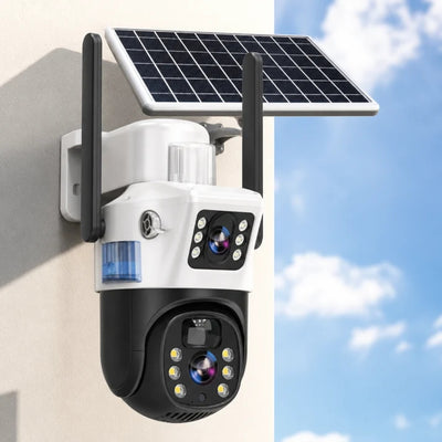 Solar Bewakingscamera - 4K Draadloos Met Zonnepaneel