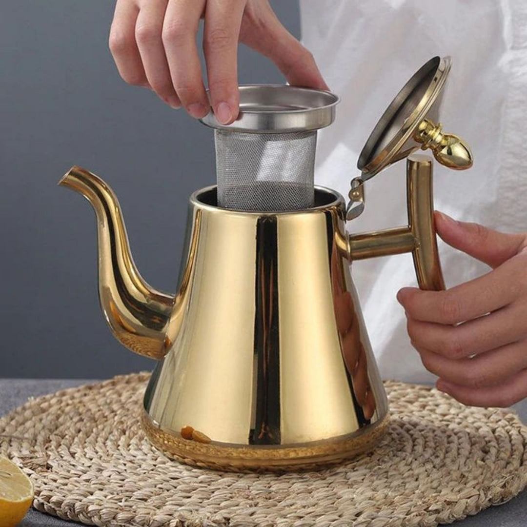 Waterkoker - RVS Inductie Waterkoker met Filter voor Pure Smaak - AquaSteel