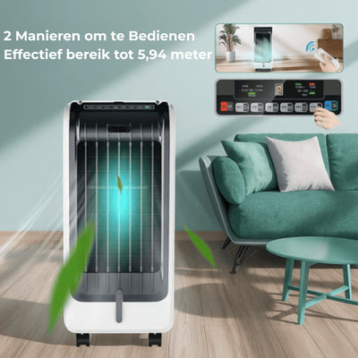 Mobiele Airco - 6L Luchtkoeler met Afstandsbediening