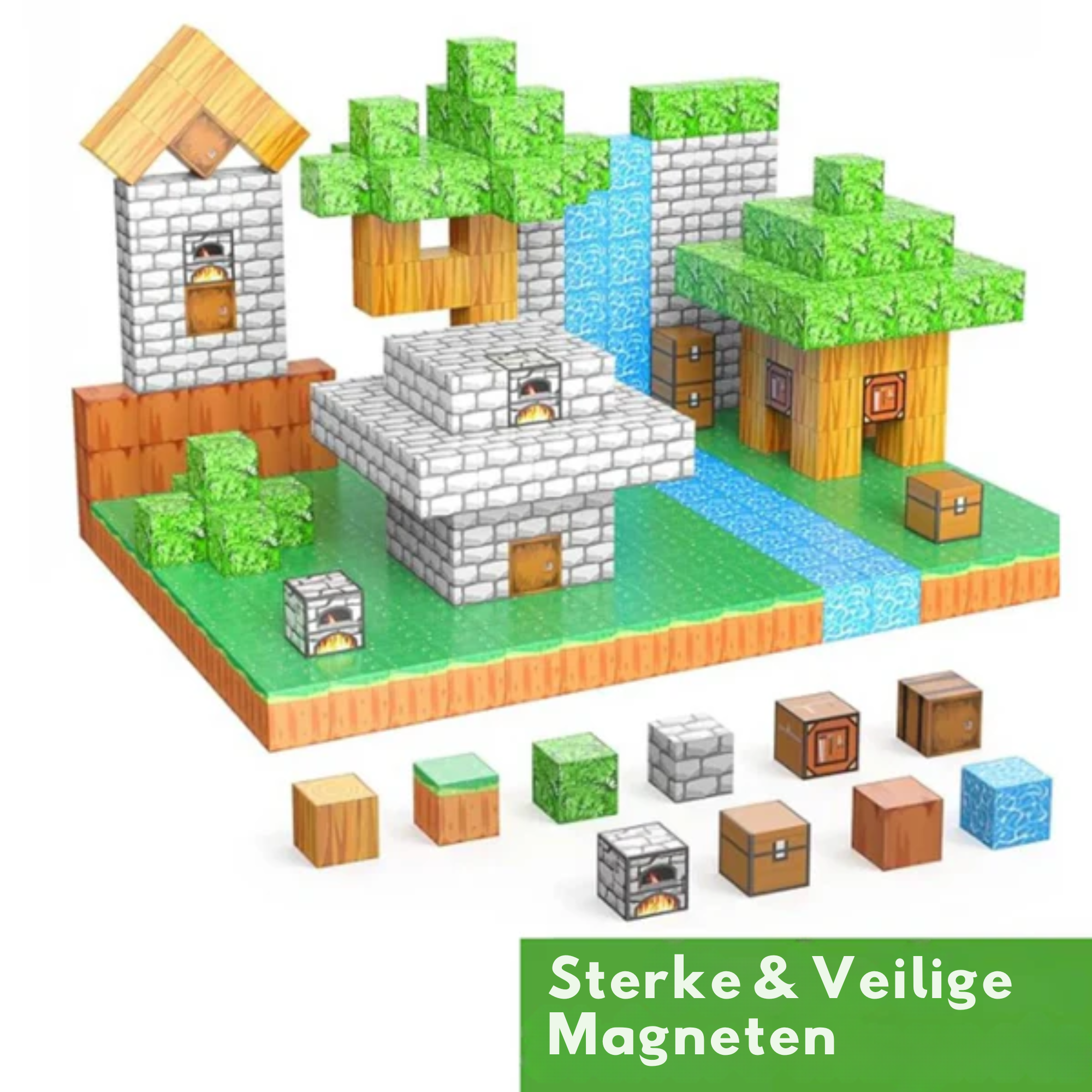 MineBlocks - Minecraft Magnetische Bouwset