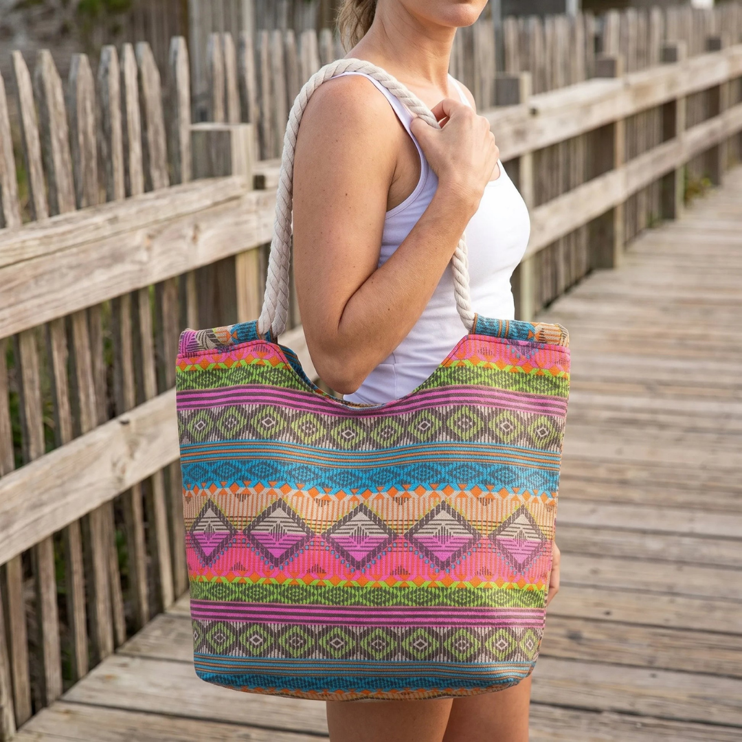 Shopper Schoudertas Met Print - Amely