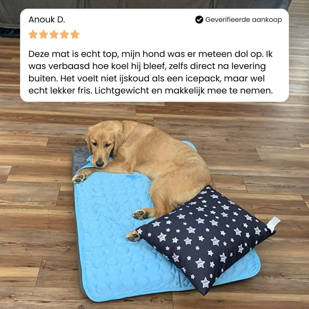 FrostNest - Koelmat voor Huisdieren - Zelfkoelende Verkoeling - 1+1 GRATIS