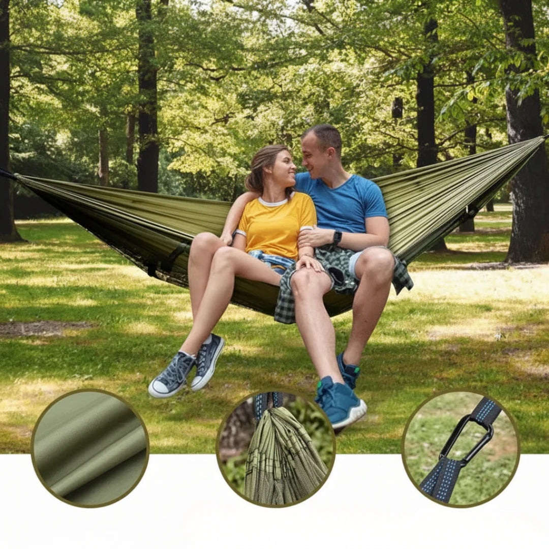 Hangmat - Compacte Outdoor Hangmat Met Insectennet
