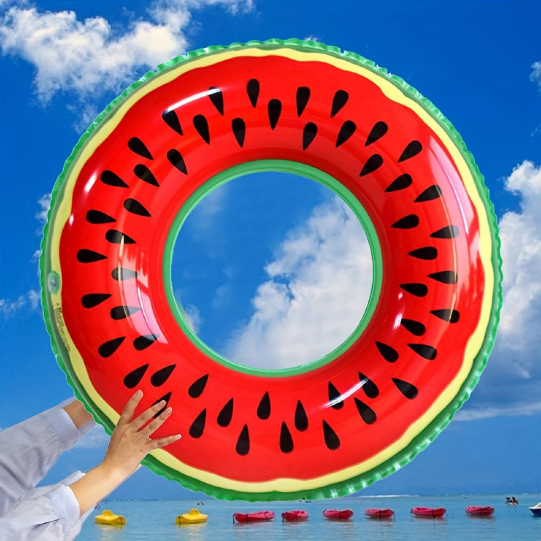 Zwemband Set Van 3 Opblaasbare Fruitstukken - Meloen, Sinasappel, Citroen