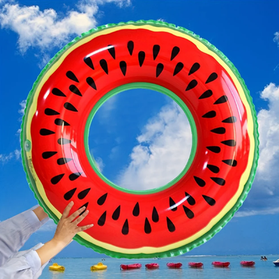 Zwemband Set Van 3 Opblaasbare Fruitstukken - Meloen, Sinasappel, Citroen