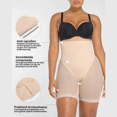 Shapewear - Korrigerende Shorts med Høj Talje