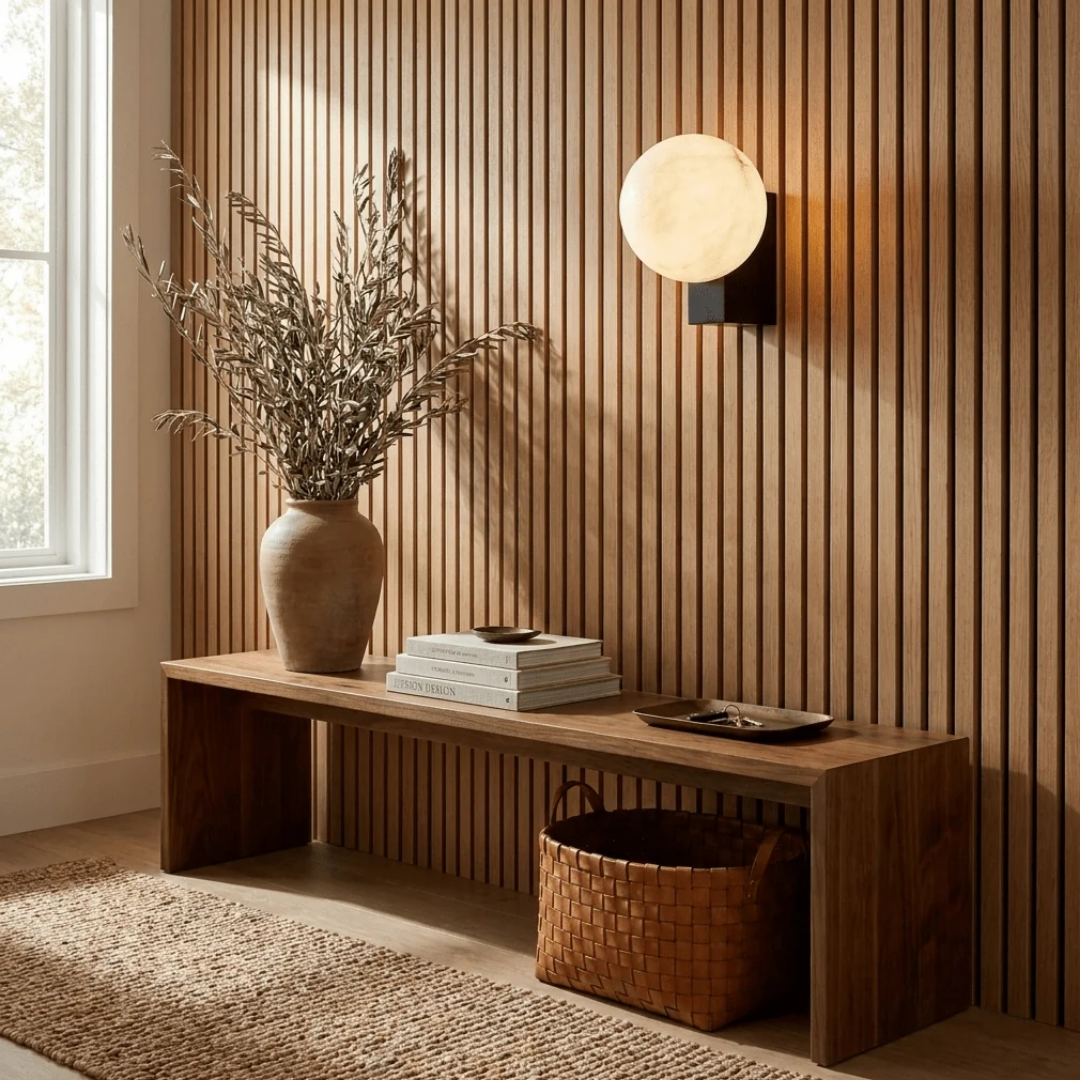 Wandlamp - Spaanse Alabaster Bol Design