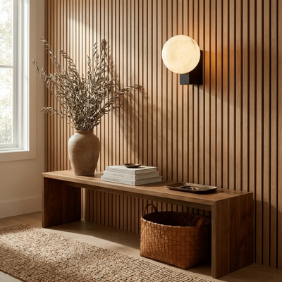 Wandlamp - Spaanse Alabaster Bol Design