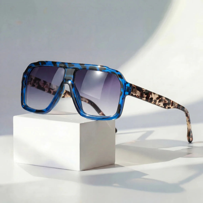 Retro Aviator Zonnebril Met UV400 Bescherming