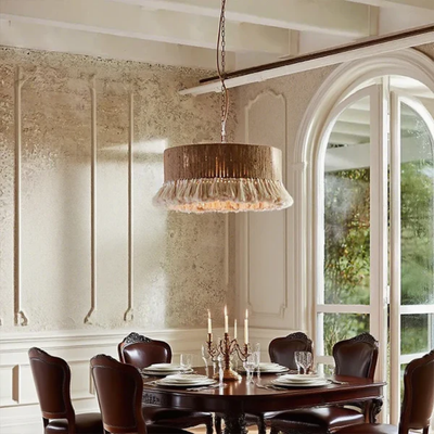 Scandinavische LED Hanglamp-Kroonluchter met Touwdesign