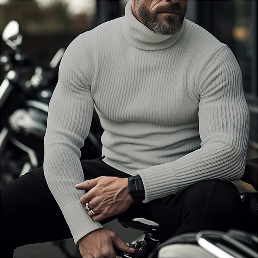 Top - Elegante Winter Trui met Opstaande Kraag - Norvane