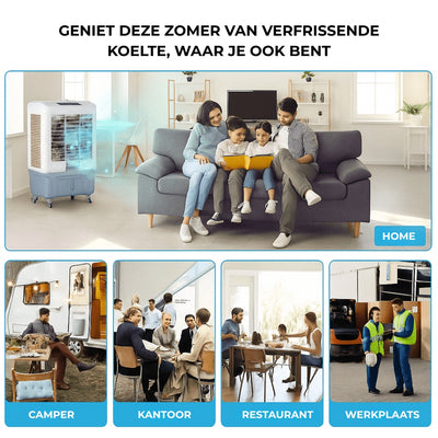Mobiele Airco - 40L Voor Thuis en Kantoor