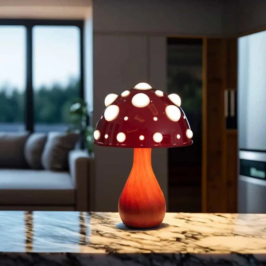 Mushroom Lampen - Set van 2 Design Tafellampen