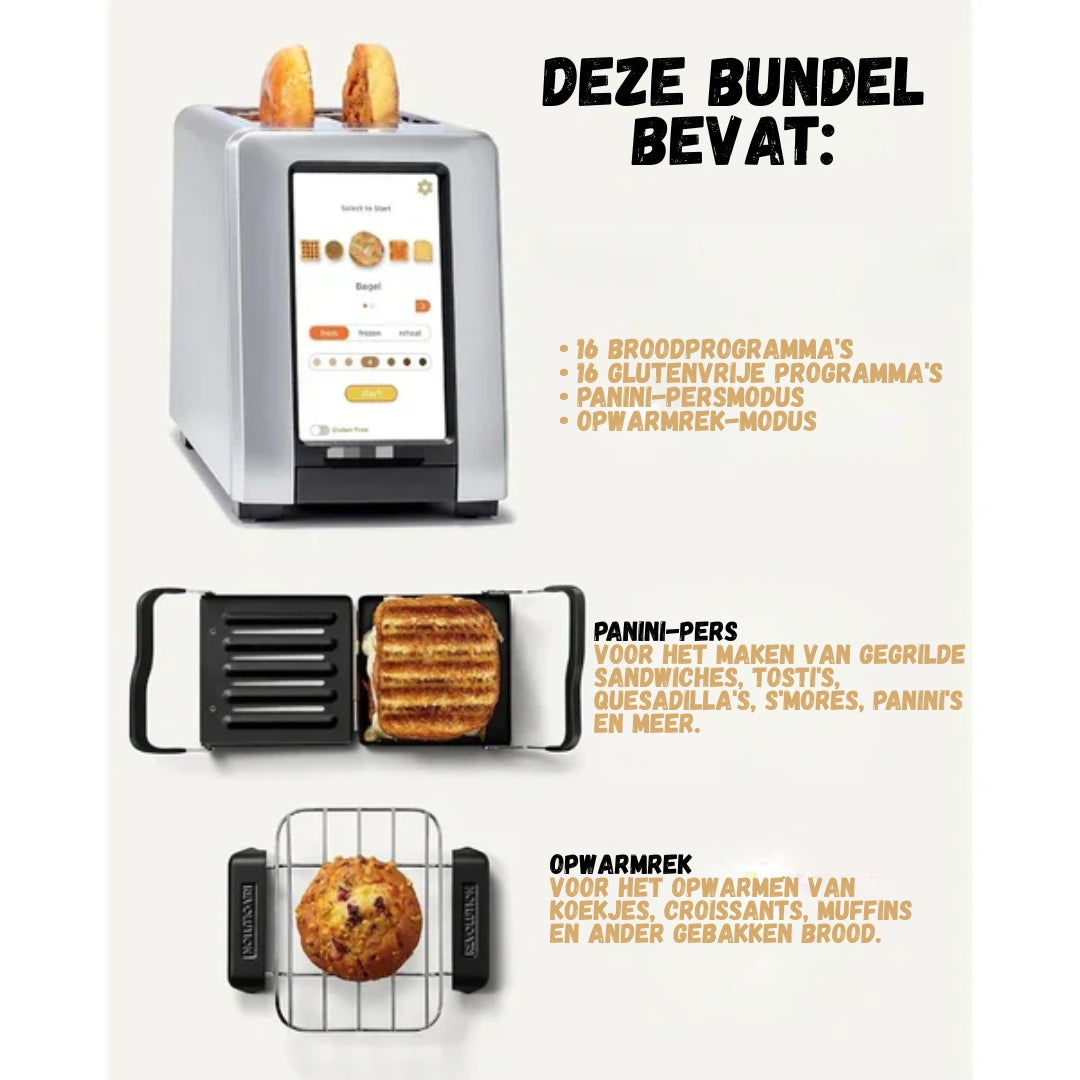 Toastify Pro - Intelligenter Toaster mit Touchscreen