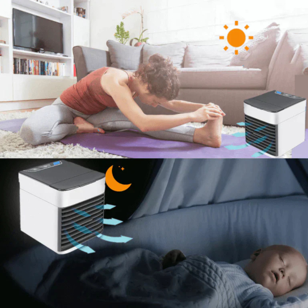 Mini Klíma - Kompakt USB Léghűtő személyes hűtéshez - CoolBreeze