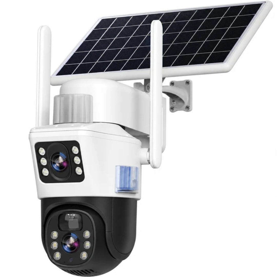 Draadloze Buitencamera - 4K Beveiliging Met Zonnepaneel