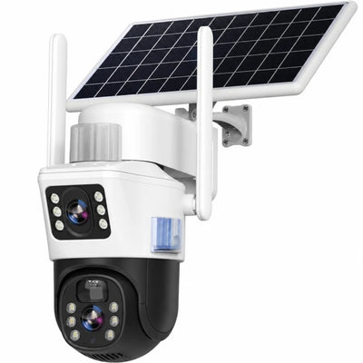 Draadloze Buitencamera - 4K Beveiliging Met Zonnepaneel